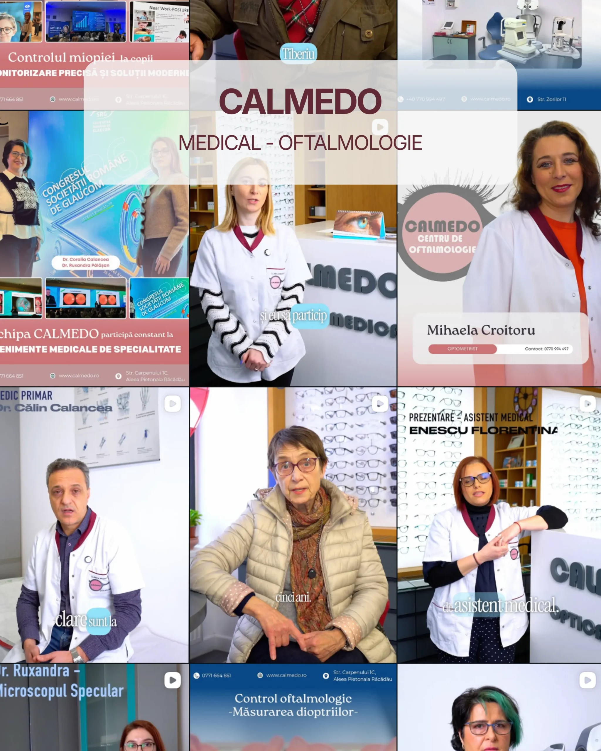 proiect domeniul medical, oftalmologie, calmedo