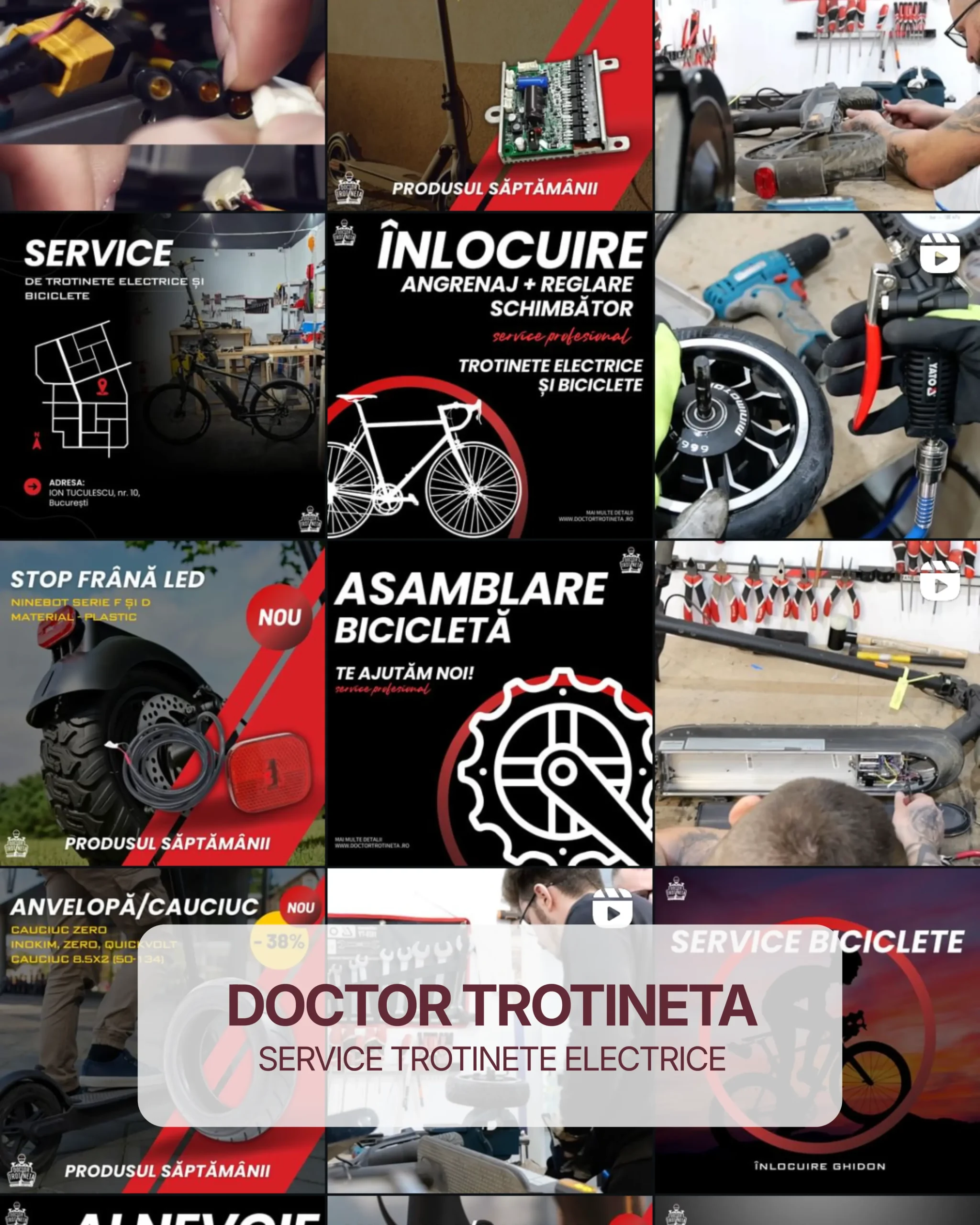 proiect domeniul servicii, service trotinete electrice, doctor trotinete